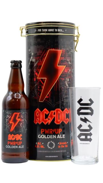 AC/DC - Power Up Golden Ale Beer Gift Pack