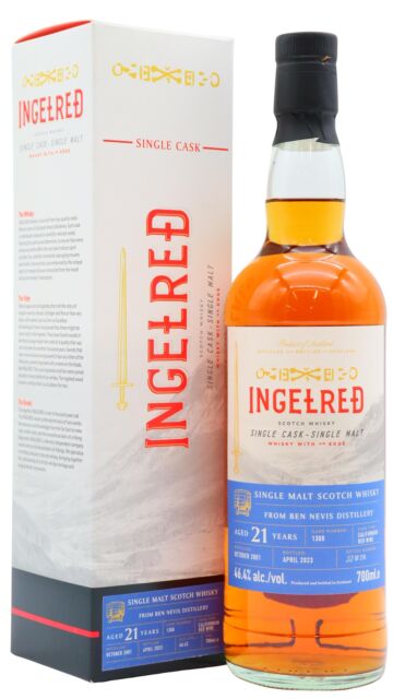Ben Nevis - Ingelred Single Cask #1300 2001 21 year old Whisky
