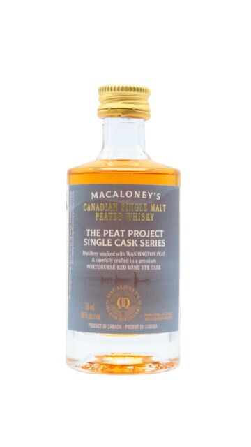 Macaloney’s - The Peat Project Single Cask Canadian Whisky Miniature