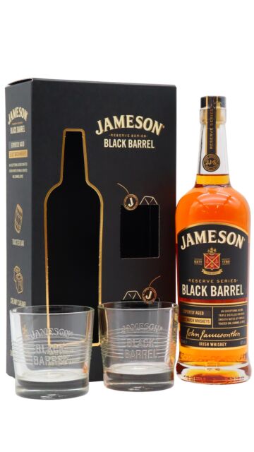 Jameson - Black Barrel Irish Whiskey Glass Pack