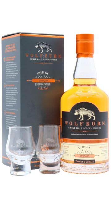 Wolfburn - Aurora Highland Single Malt Scotch Whisky (Includes Tasting Glasses)