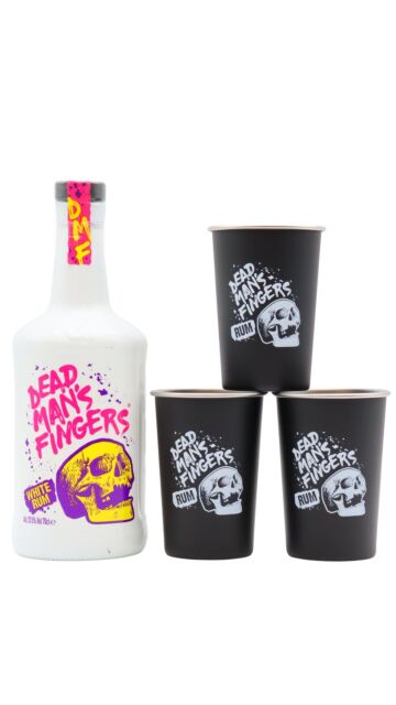Dead Man's Fingers - White Rum (Includes Metal Cups)