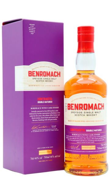 Benromach - Contrasts - Bordeaux Wine Cask Finish Single Malt Scotch 2011 Whisky