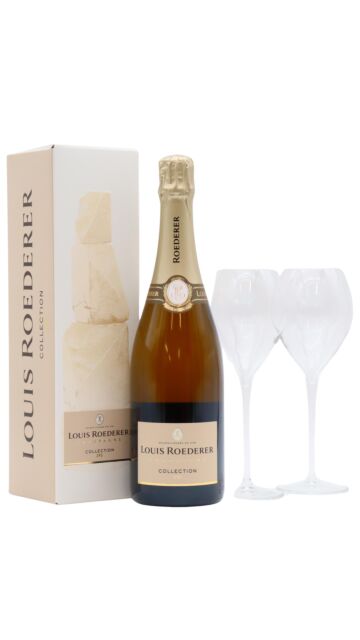 Louis Roederer - Collection 245 Champagne (Includes Champagne Flutes)