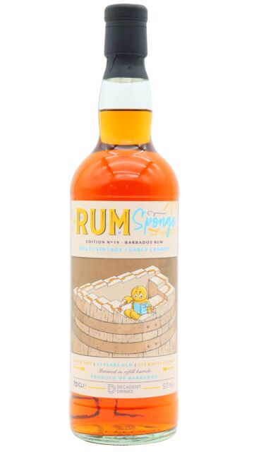 Foursquare - Rum Sponge Edition No. 19 Barbados Multi Vintage 2005 / 2007 15 year old Rum