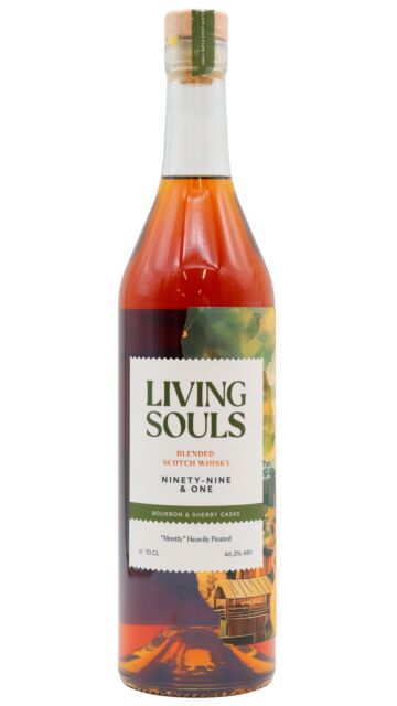 Living Souls - Ninety-Nine & One Heavily Peated Blended Scotch Whisky