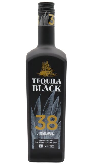 Tequila Black - 38 Chocolate Cream Liqueur