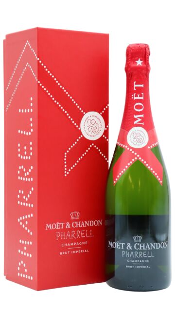 Moet & Chandon - Pharrell Williams Limited Edition - Deep Red - Imperial Brut NV Champagne