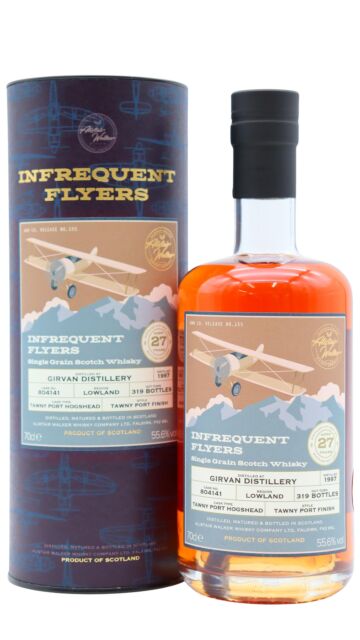 Girvan - Infrequent Flyers Single Port Cask #804141 1997 27 year old Whisky