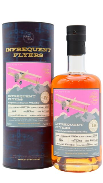 Loch Lomond - Croftengea - Infrequent Flyers Single Moscatel Cask #6354 2005 19 year old Whisky