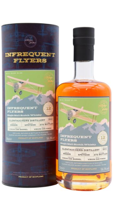 Glentauchers - Infrequent Flyers Single Virgin Oak Cask #806205 2012 12 year old Whisky