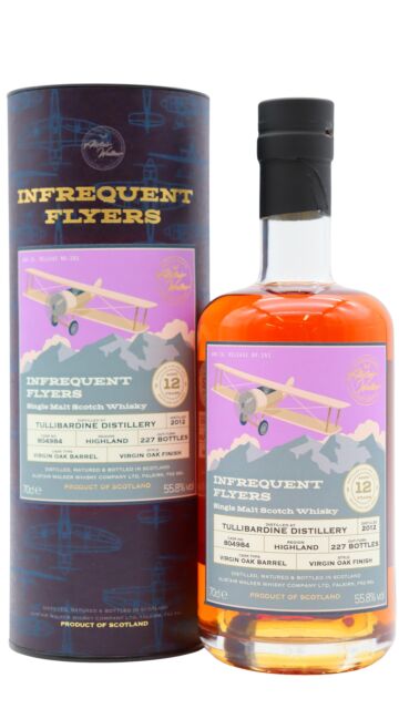 Tullibardine - Infrequent Flyers Single Virgin Oak Cask #804984 2012 12 year old Whisky