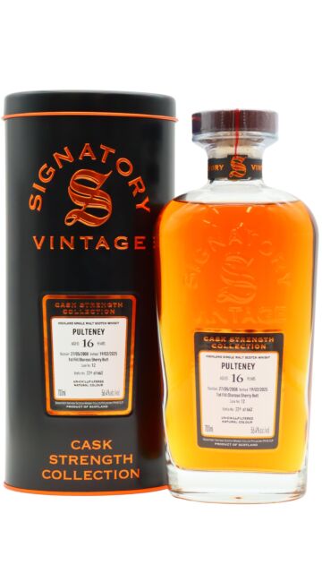 Old Pulteney - Signatory Vintage Cask Strength Collection Single Cask #12 2008 16 year old Whisky