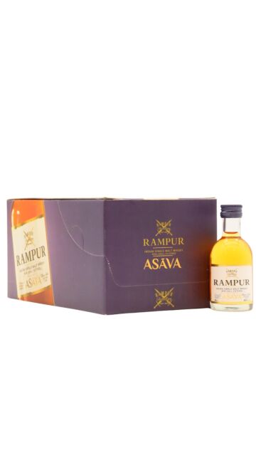 Rampur - Asava - Indian Single Malt Whisky Miniatures (15 x 5cl)