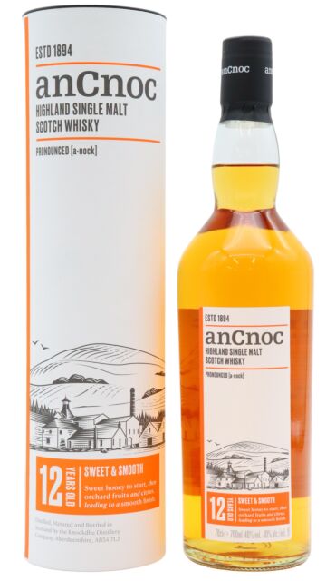anCnoc - Highland Single Malt Scotch 12 year old Whisky