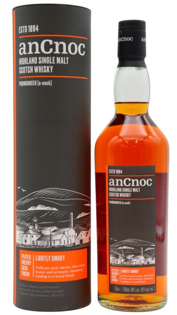 anCnoc - Peated Sherry Cask Highland Single Malt Scotch Whisky