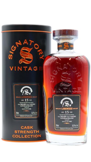 Linkwood - Signatory Vintage Symington's Choice Single Cask #8 2009 15 year old Whisky