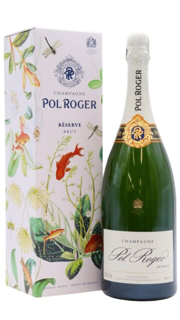 Pol Roger - Brut Reserve Champagne (1.5 Litre Magnum) (Gift Box)