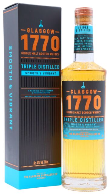 Glasgow 1770 - Triple Distilled Single Malt Scotch Whisky