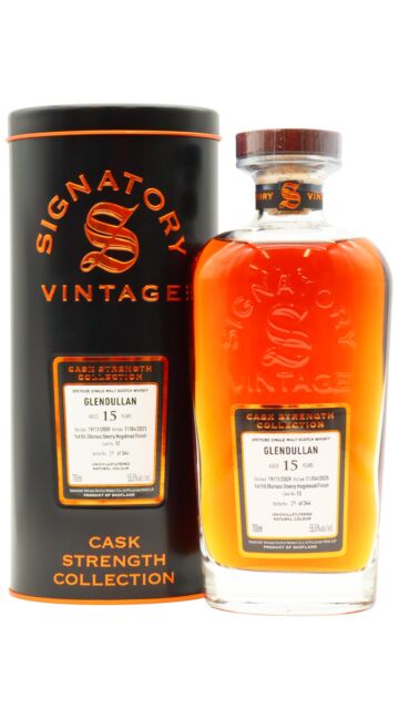 Glendullan - Signatory Vintage Cask Strength Collection Single Cask #10 2009 15 year old Whisky