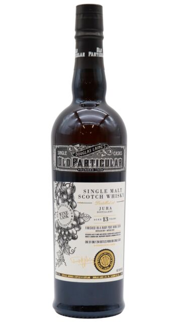 Jura - Old Particular - Ruby Port Wine Cask Single Cask #20057 2011 13 year old Whisky