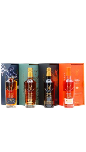 Glenfiddich - Gran Reserva, Grand Cru, Grand Couronne & Grand Yozakura Single Malt Scotch Whisky Bundle