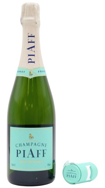 Piaff - Blanc De Blancs NV Champagne (Includes Bottle Stopper)