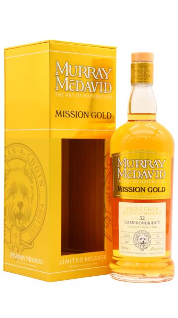 Cameronbridge - Murray McDavid Mission Gold Series Uitvlugt Rum Cask 1992 32 year old Whisky