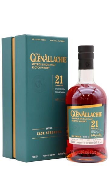 GlenAllachie - Cask Strength Batch #6 Single Malt Scotch 21 year old Whisky
