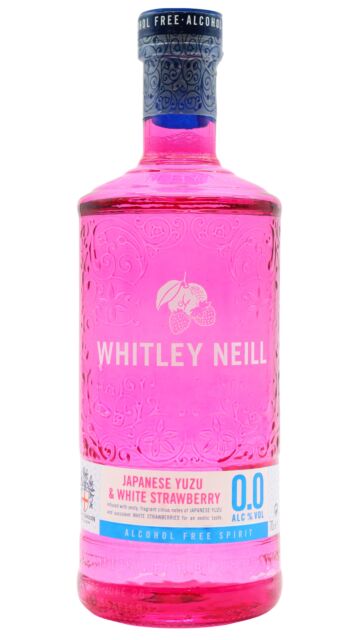 Whitley Neill - Yuzu & White Strawberry 0.0% Alcohol Free Spirit