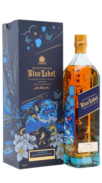 Johnnie Walker - Blue Label Taiwan Travel Exclusive Limited Edition Blended Scotch Whisky (1 Litre)