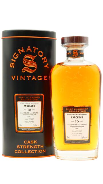 Knockdhu - Signatory Vintage Cask Strength Collection Single Cask #7 2008 16 year old Whisky