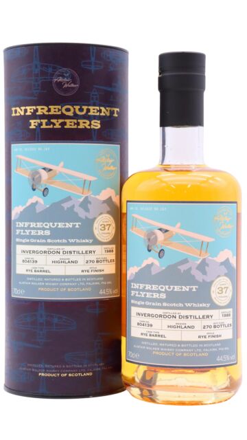 Invergordon - Infrequent Flyers Single Rye Cask #804139 1988 37 year old Whisky