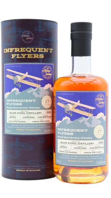 Blair Athol - Infrequent Flyers Single Virgin Oak Cask #807415 2008 17 year old Whisky