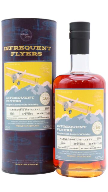 Glenlossie - Infrequent Flyers Single Pedro Ximenez Cask #9096 2009 16 year old Whisky