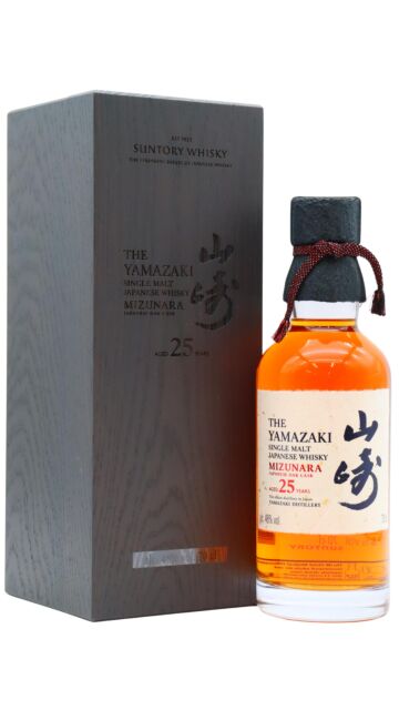 Yamazaki - 2025 Edition Mizunara Cask Single Malt Japanese 25 year old Whisky