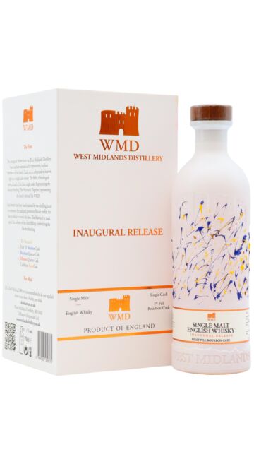 West Midlands Distillery - Inaugural Release - First Fill Bourbon Cask English Single Malt Whisky