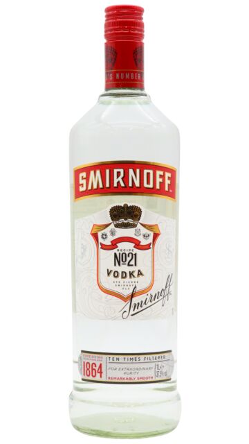 Smirnoff - No. 21 Red Label Vodka (1 Litre)