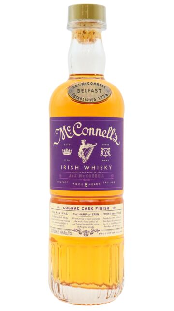 McConnell's - Cognac Cask Finish Irish 5 year old Whiskey