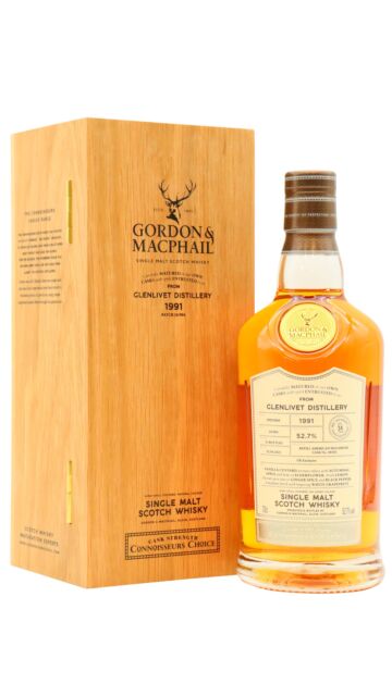 Glenlivet - Connoisseurs Choice - Single Cask #48301 1991 34 year old Whisky (UK Exclusive)