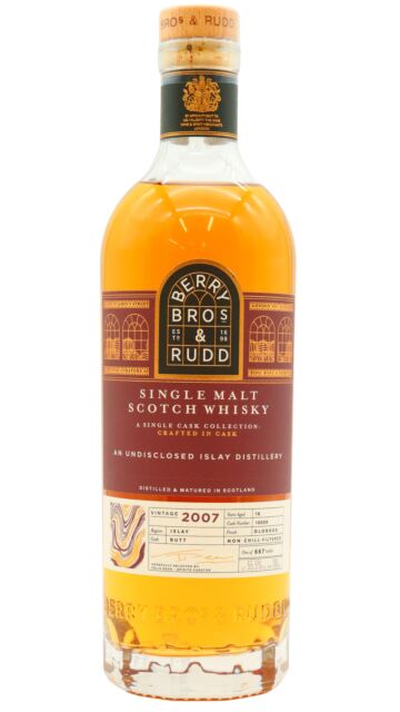 Undisclosed Islay - Berry Bros & Rudd - Crafted In Cask Single Oloroso Sherry Cask #10009 2007 18 year old Whisky