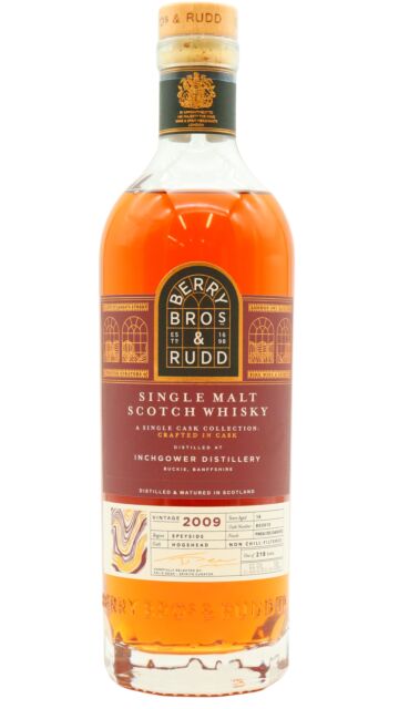 Inchgower - Berry Bros & Rudd - Crafted In Cask Single Pineau Des Charentes Cask #803610 2009 16 year old Whisky