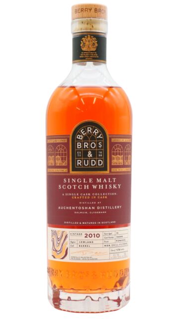 Auchentoshan - Berry Bros & Rudd - Crafted In Cask Single Pomerol Wine Cask #700968 2010 15 year old Whisky