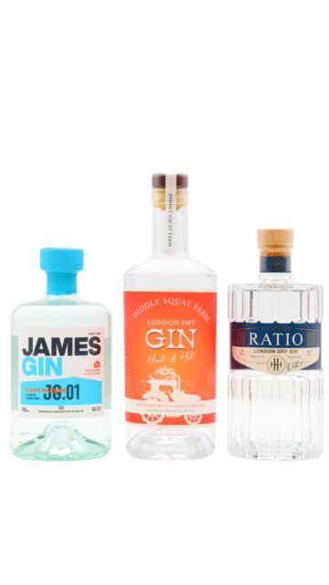 Top Gear Trio Alcohol - James May, Richard Hammond & Jeremy Clarkson Gin Bundle