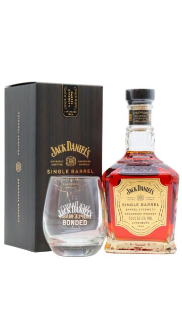 Jack Daniel's - Single Barrel Cask Strength Whiskey (Includes Branded Glass)