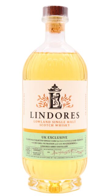 Lindores - Single Cask #190385 Ex-Rum Peated Cask 2019 Whisky (UK Exclusive)