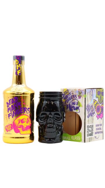 Dead Man's Fingers - Limited Edition Black Rum (Includes Black Skull Glass)