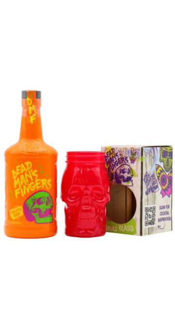 Dead Man's Fingers - Pineapple Rum (Includes Coloured Skull Glass)