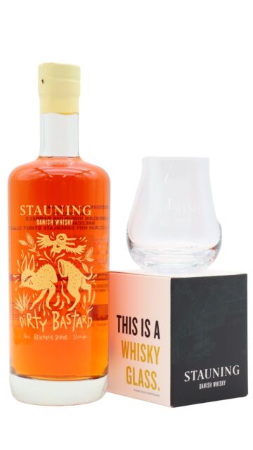 Stauning - Dirty Bastard Danish Whisky (Includes Branded Glass)