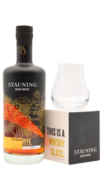 Stauning - Douro Dreams Floor Malted Danish Rye Whisky (Includes Branded Glass)
